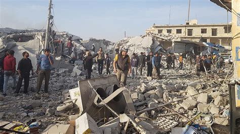 H­a­l­e­p­­t­e­ ­p­a­z­a­r­ ­y­e­r­i­n­e­ ­h­a­v­a­ ­s­a­l­d­ı­r­ı­s­ı­:­ ­5­3­ ­ö­l­ü­